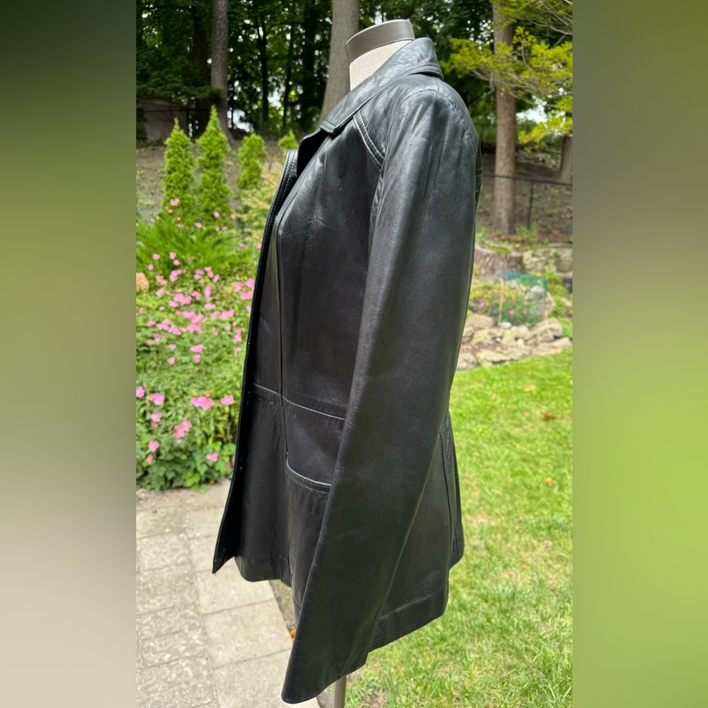 Black Leather Jacket - Picture 4 of 11